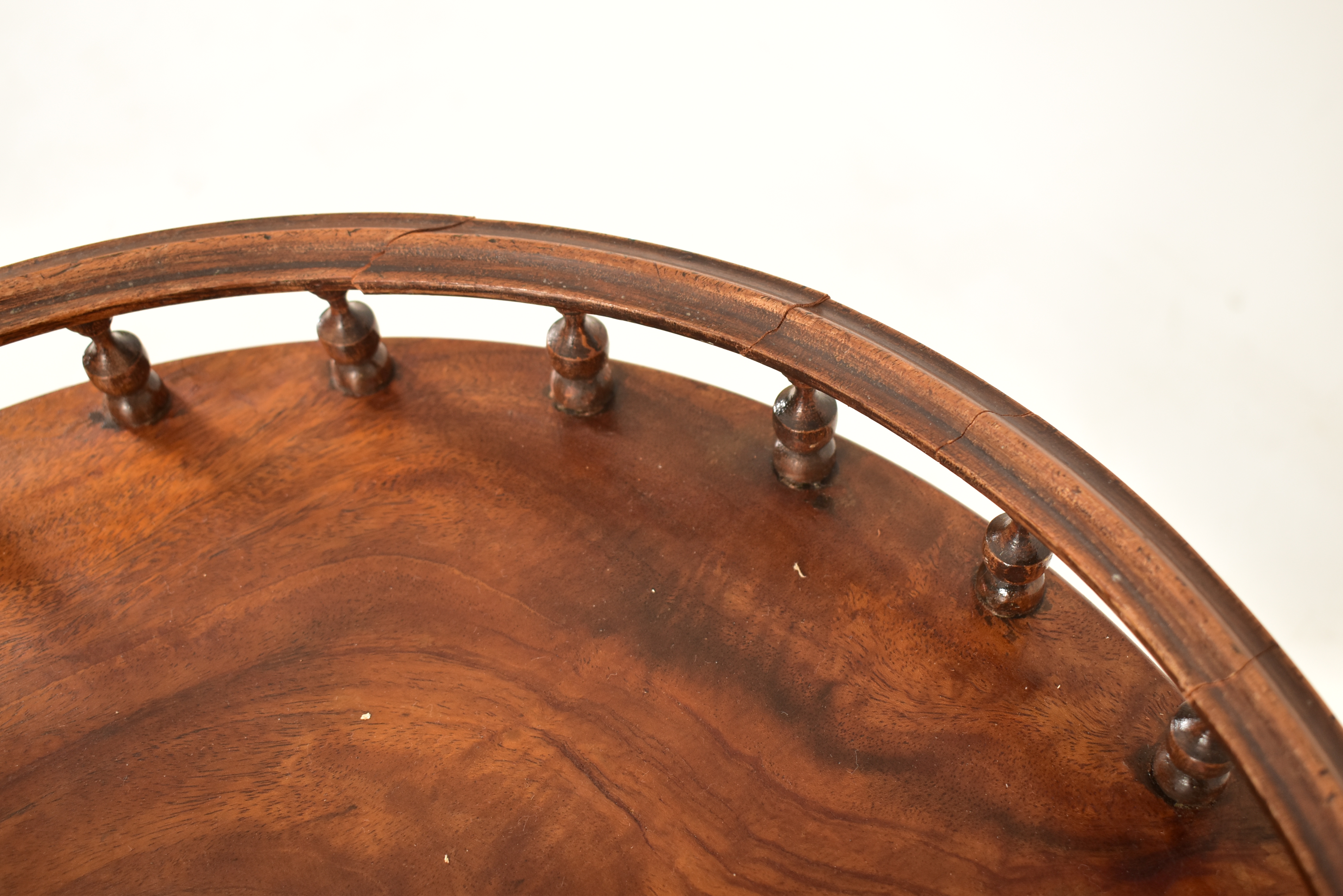 MATCHED PAIR OF REGENCY REVIVAL WINE TRIPOD TABLES - Image 7 of 7