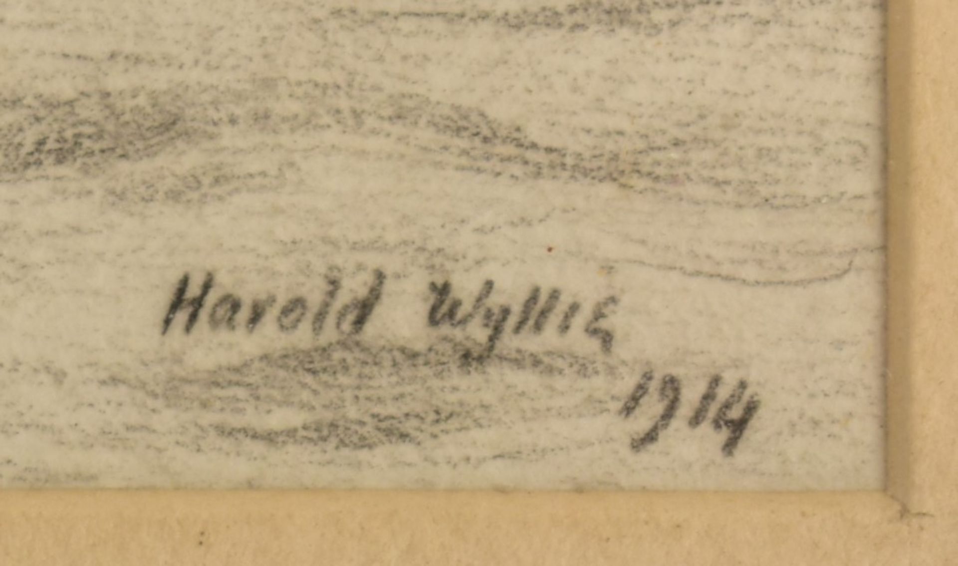 HAROLD WYLLIE (B.1880-1973) - 1914 PENCIL DRAWING - Bild 3 aus 5