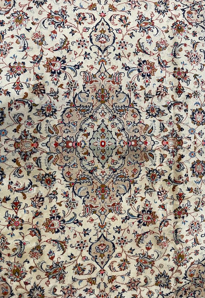 EARLY 20TH CENTURY CENTRAL PERSIAN KASHAN CARPET RUG - Image 2 of 5