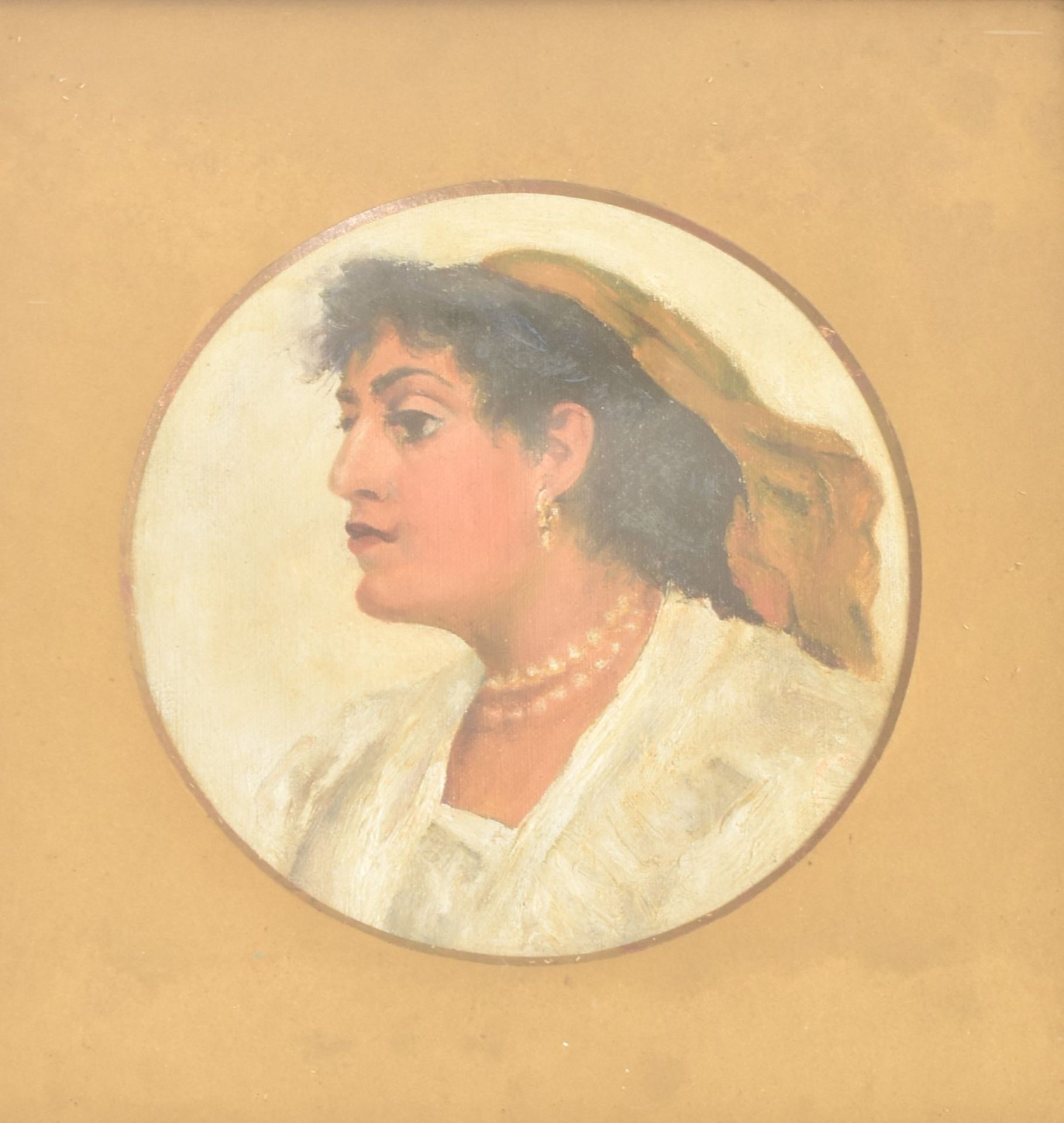 AFTER NEAPOLITAN SCHOOL - OIL ON CANVAS PORTRAIT OF LADY