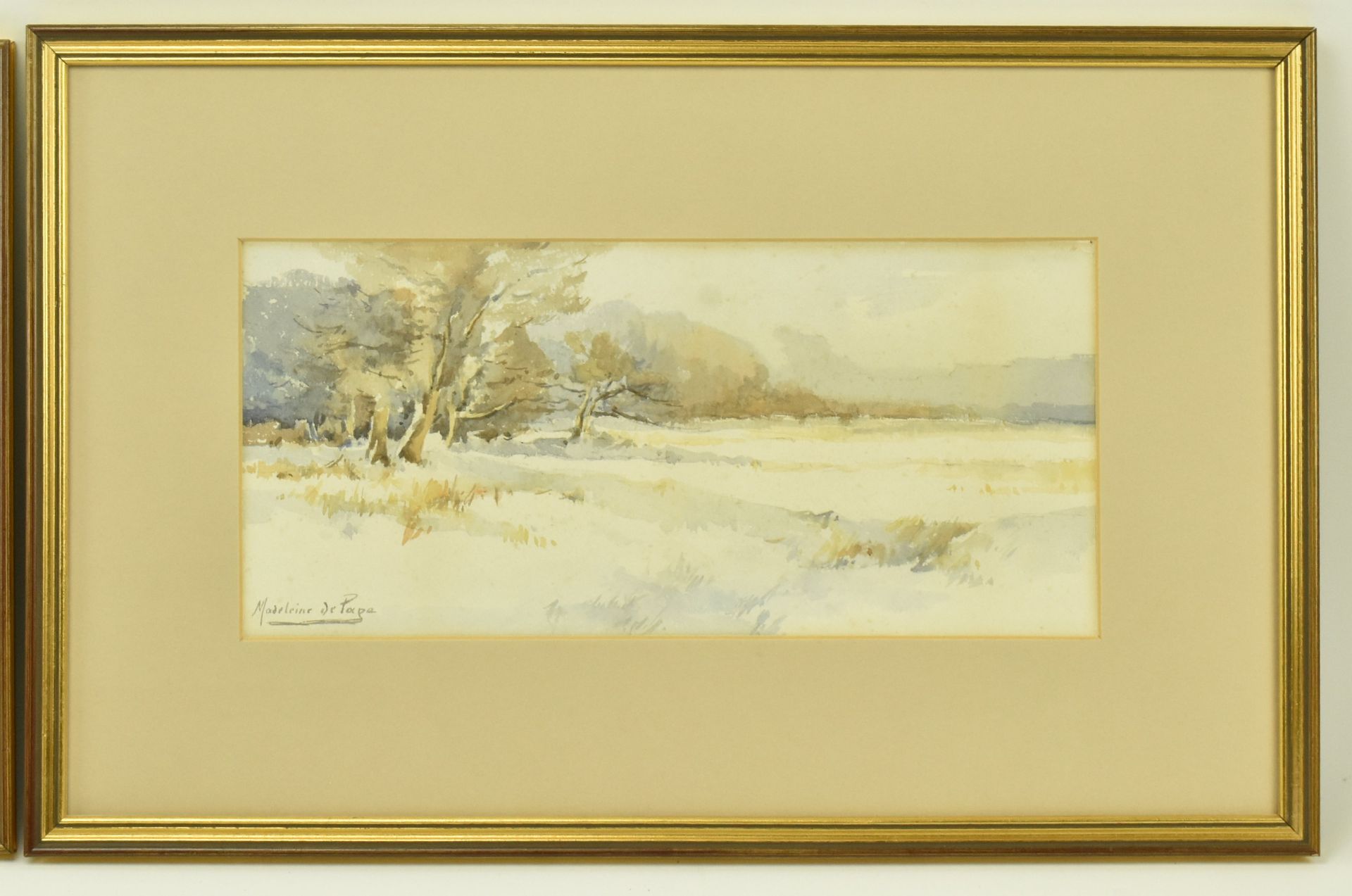 MADELEINE MARIE SOPHIE DE PAPE (B.1883) - PAIR OF WATERCOLOURS - Image 5 of 8