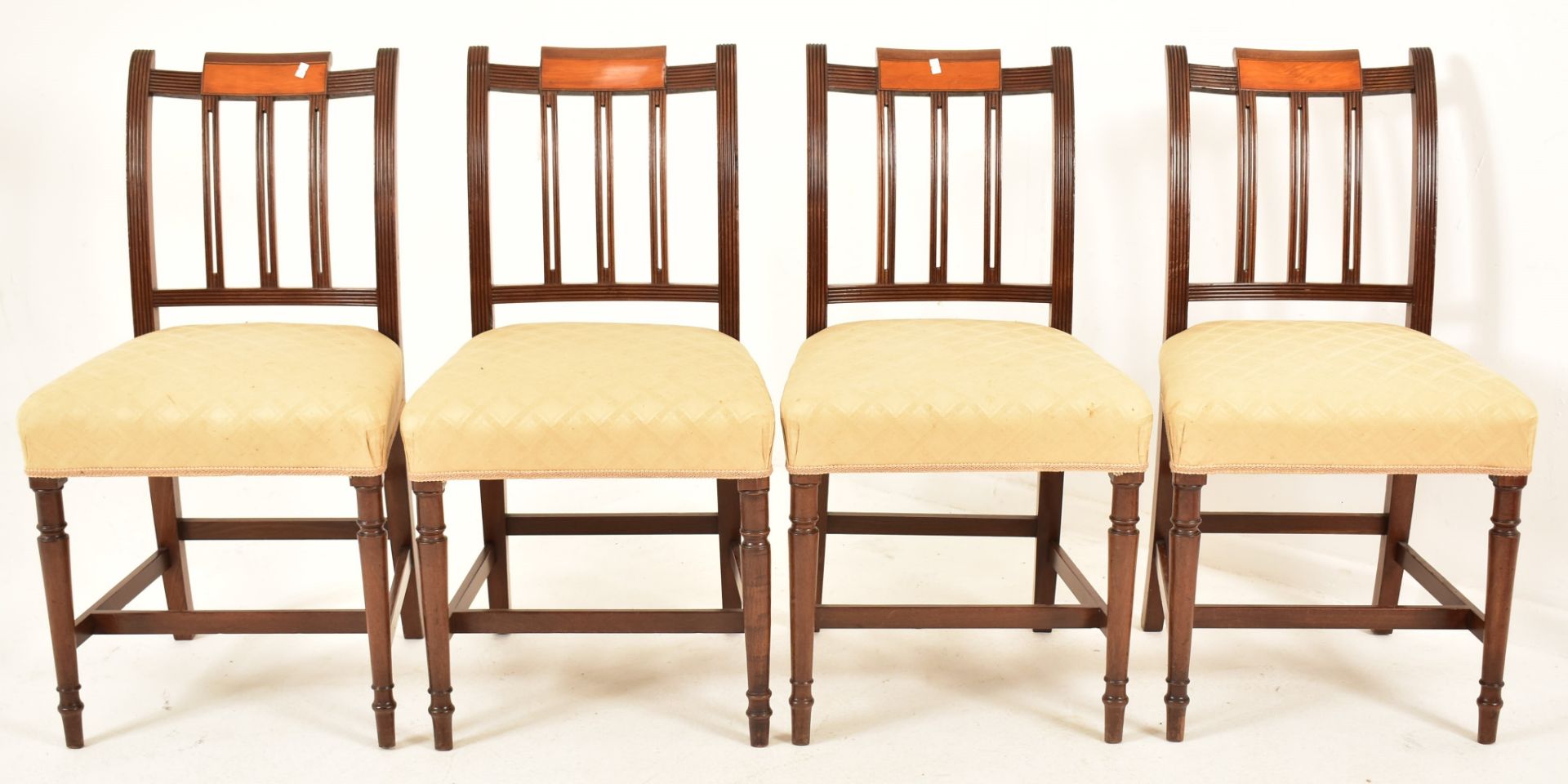 12 GEORGE III 19TH CENTURY MAHOGANY DINING CHAIRS - Image 2 of 9