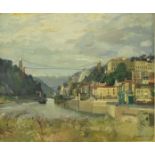 DENIS W. REED - ' AVON GORGE IN OCTOBER ' - 1971 - OIL ON CANVAS