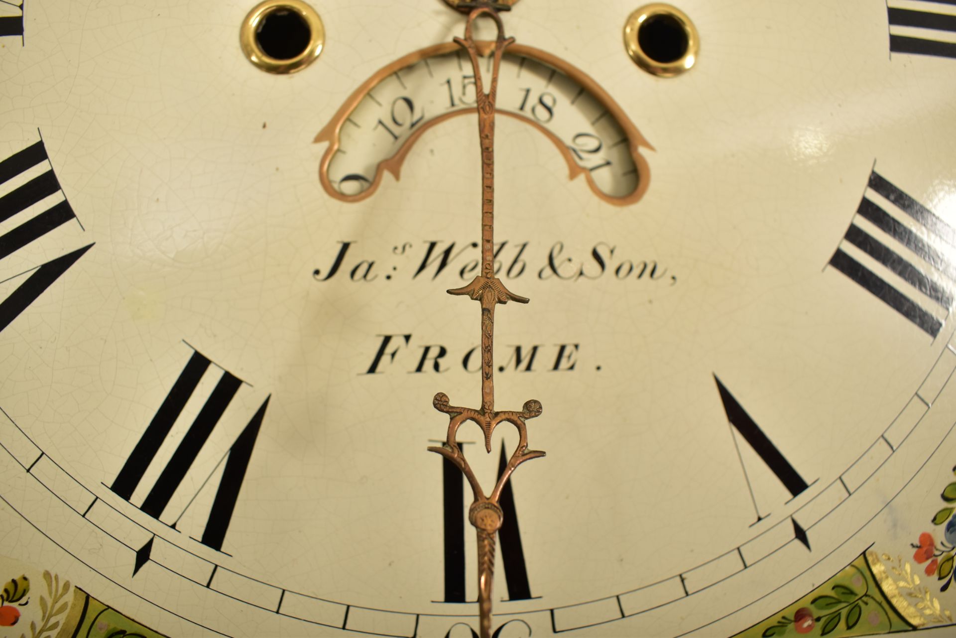 JAMES WEBB & SON OF FROME WEST COUNTRY LONGCASE CLOCK - Bild 10 aus 11