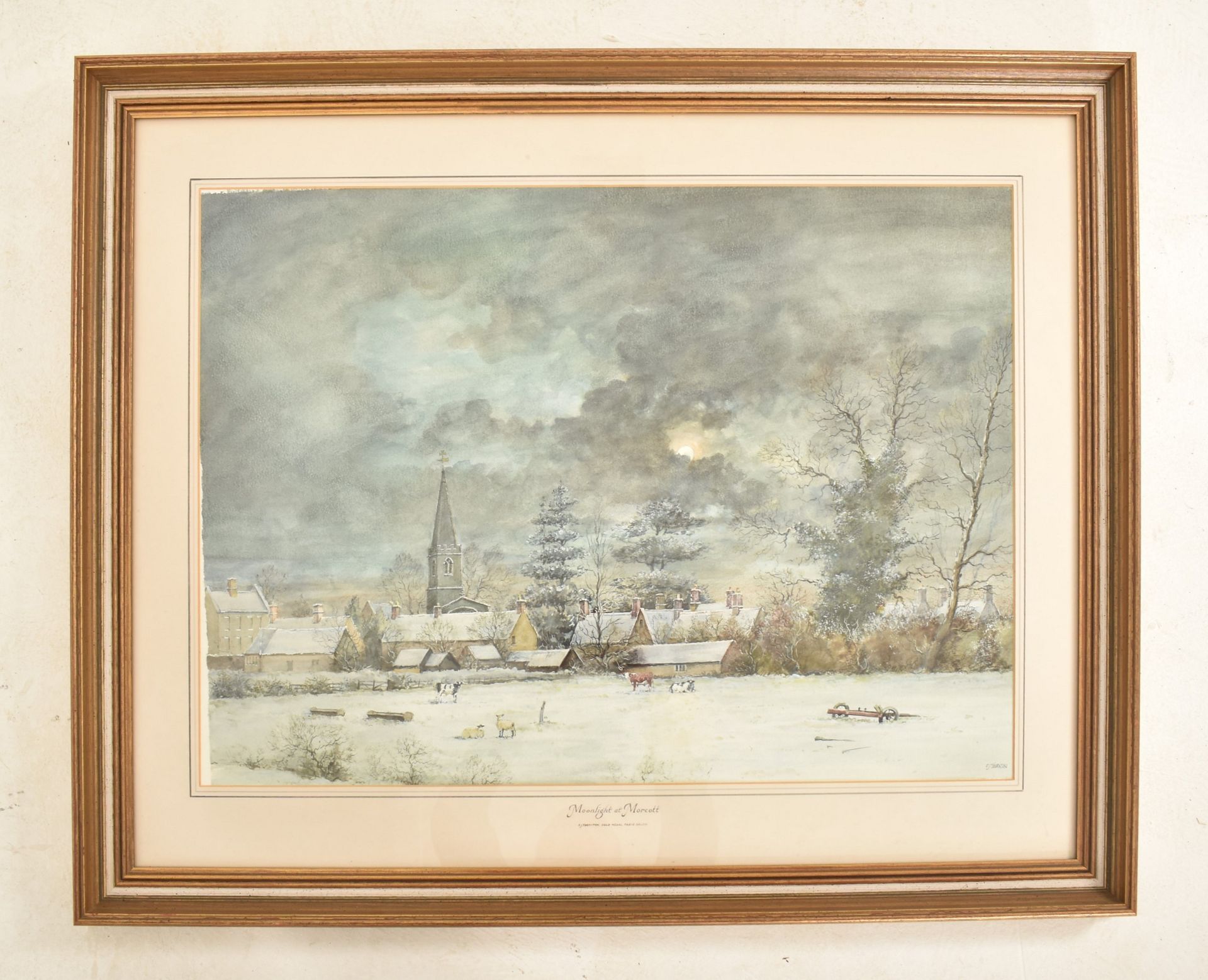 C. J. THORNTON - MOONLIGHT AT MORCOTTE - Image 2 of 5