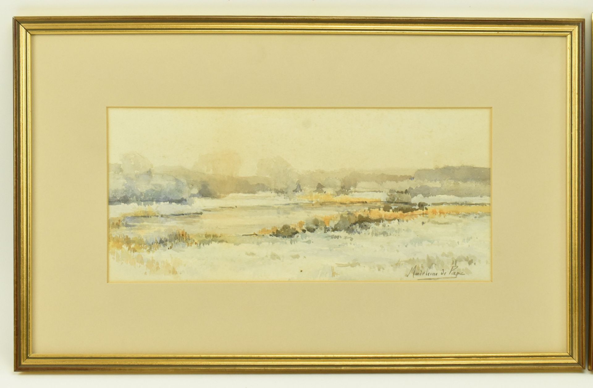 MADELEINE MARIE SOPHIE DE PAPE (B.1883) - PAIR OF WATERCOLOURS - Image 3 of 8