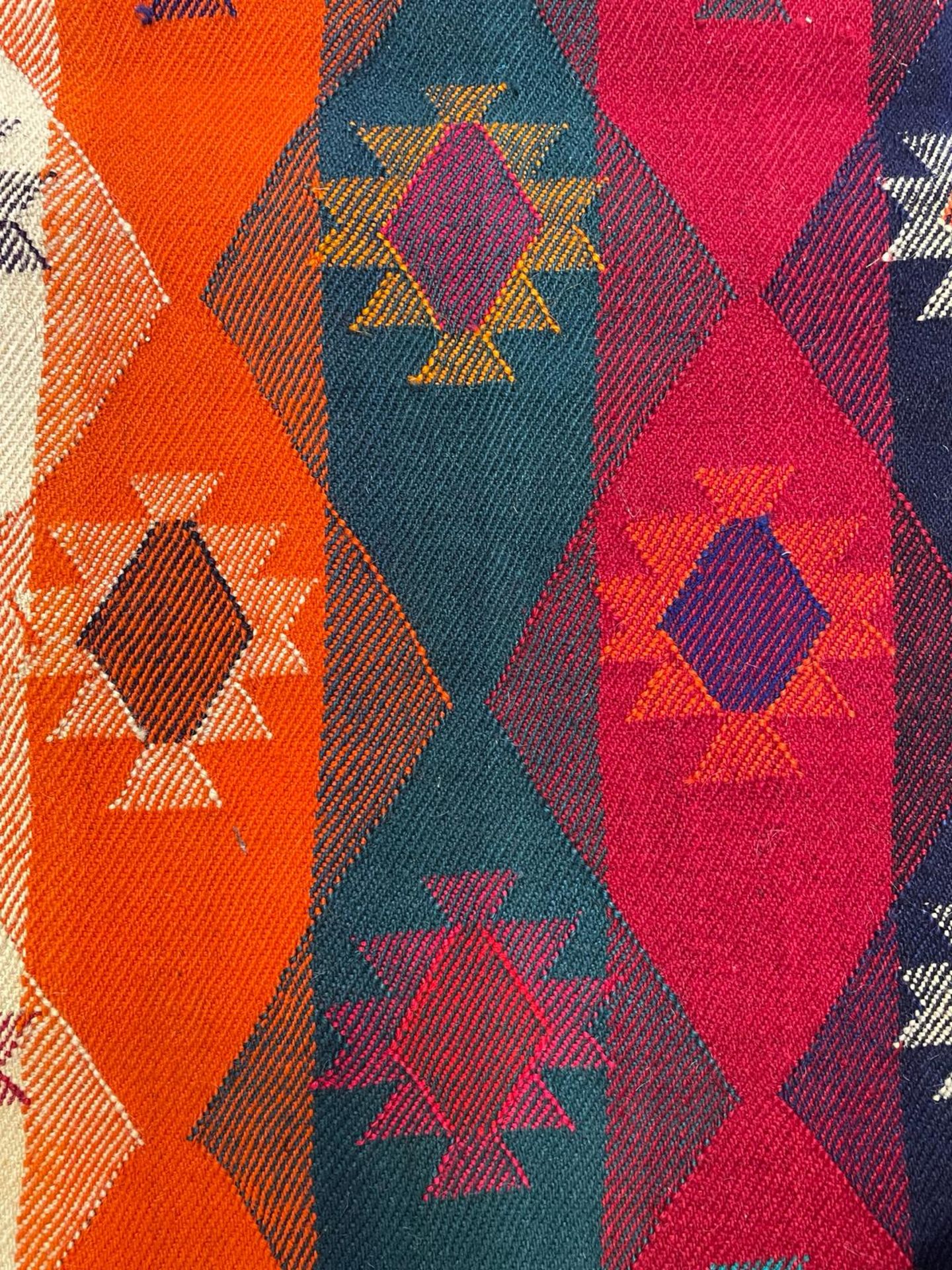 20TH CENTURY SOUTH-WEST PERSIAN JAJIM KILIM CARPET RUG - Bild 2 aus 5