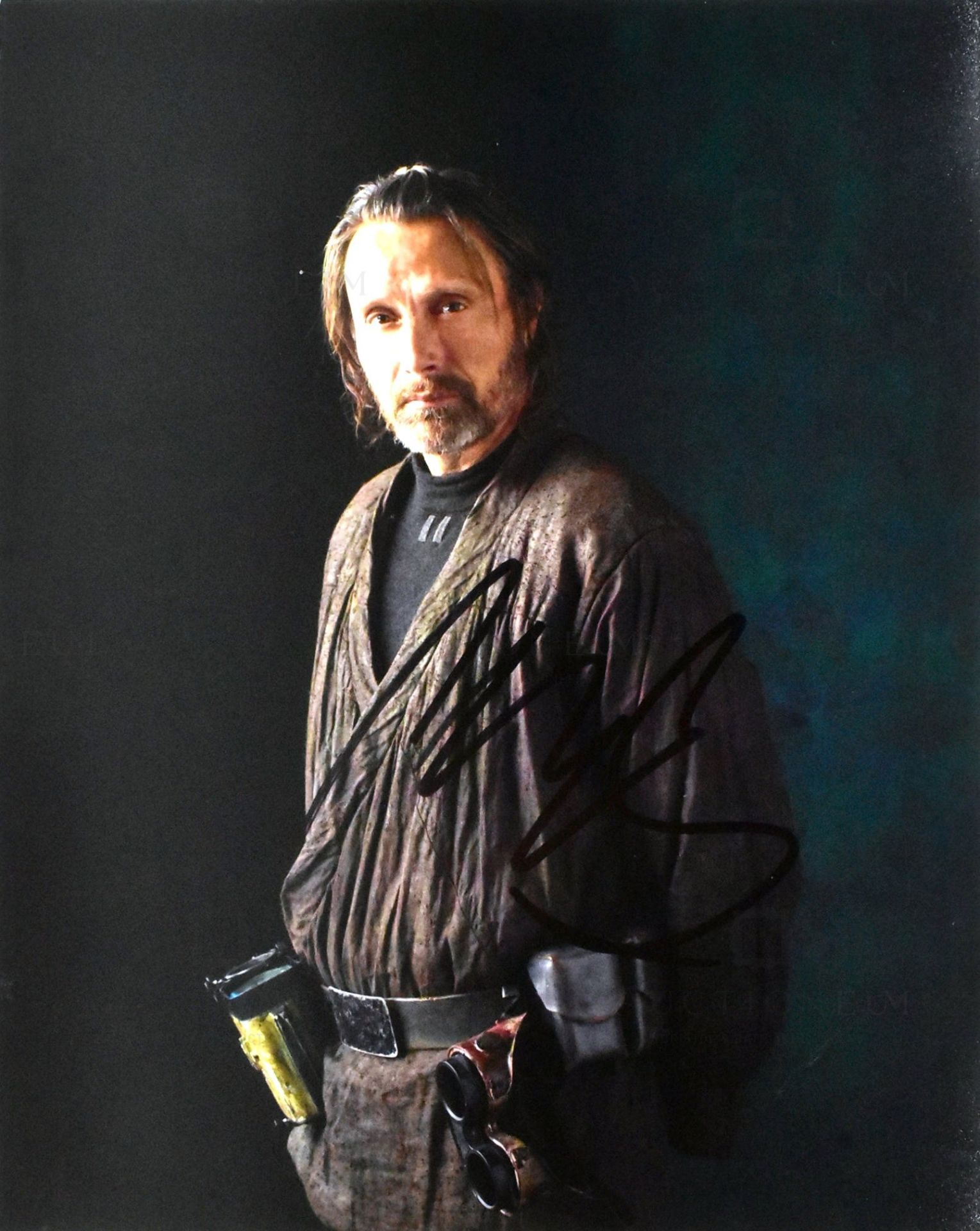 STAR WARS - ROGUE ONE - MADS MIKKELSON SIGNED 8X10" PHOTO - AFTAL