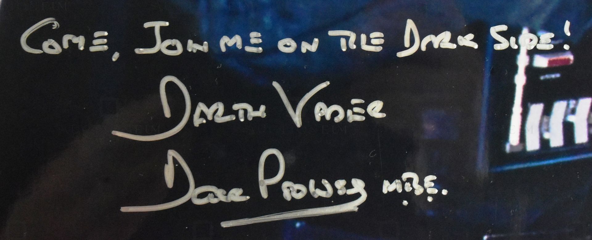 ESTATE OF DAVE PROWSE - STAR WARS - SIGNED 8X12" PHOTO - Image 2 of 2