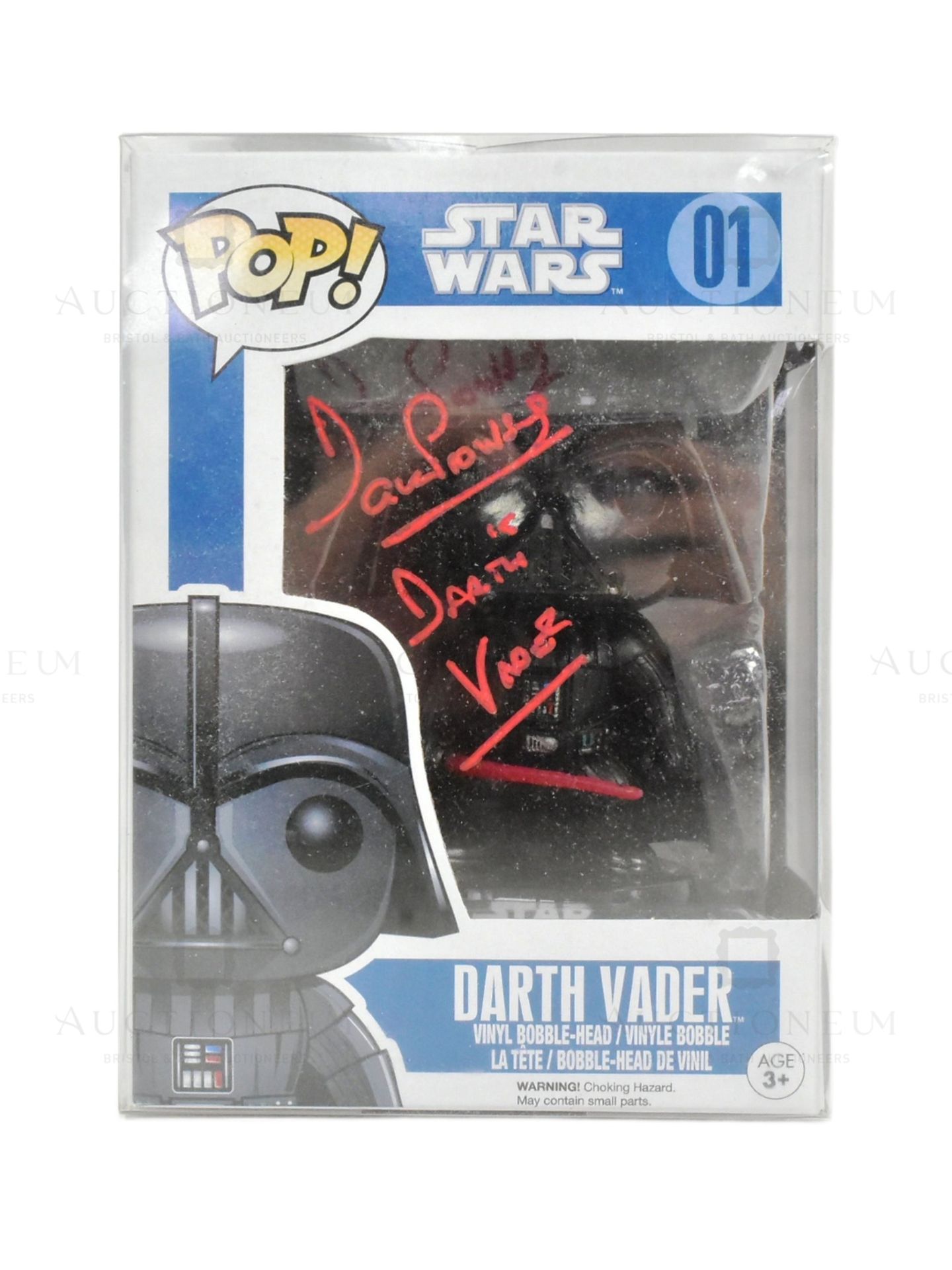 STAR WARS - DAVE PROWSE (1935-2020) - SIGNED FUNKO POP ACTION FIGURE