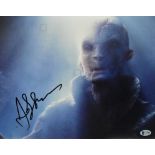 STAR WARS - ANDY SERKIS - AUTOGRAPHED 11X14" PHOTO - BECKETT
