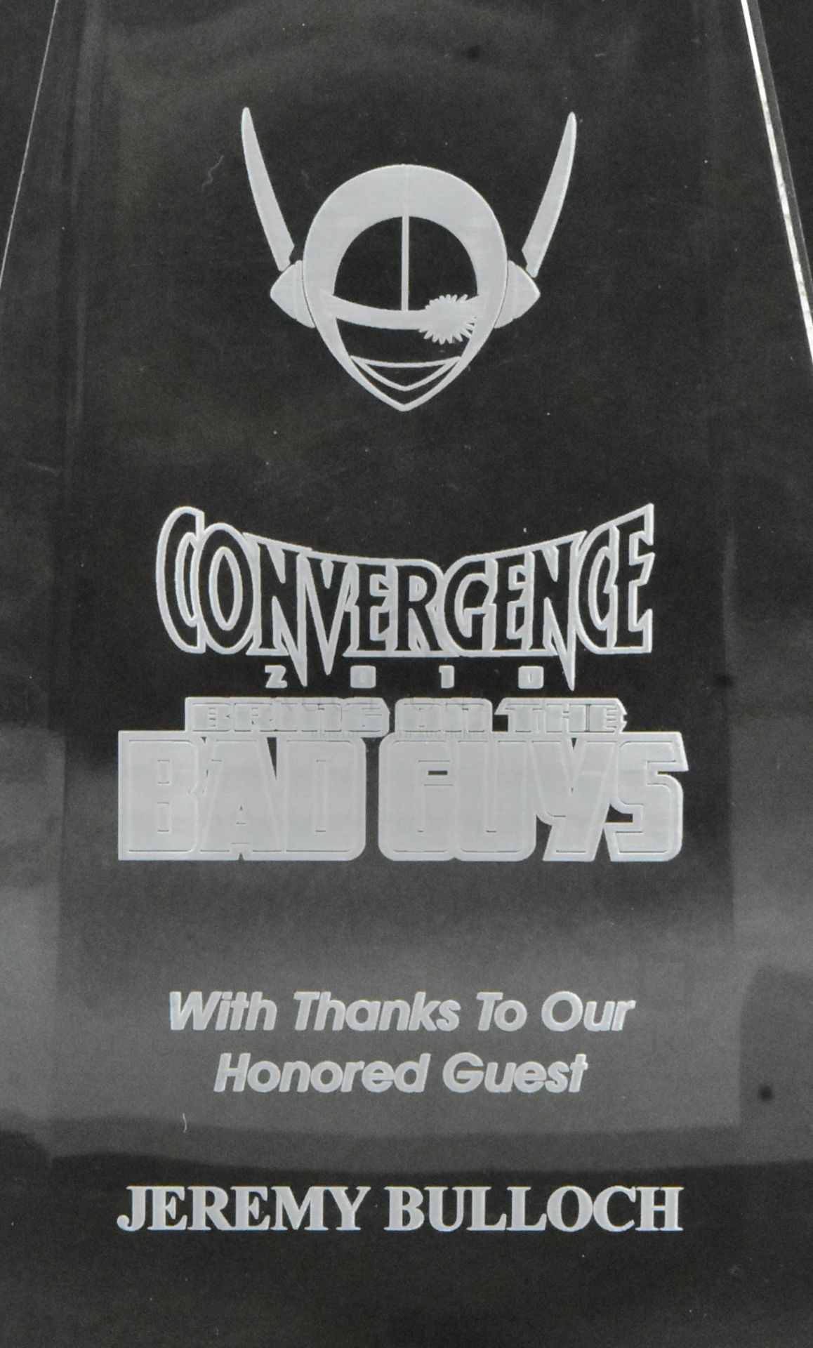 ESTATE OF JEREMY BULLOCH - STAR WARS - CONVERGENCE TROPHY - Image 2 of 4