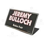 ESTATE OF JEREMY BULLOCH - CONVENTION APPEARANCE SIGN