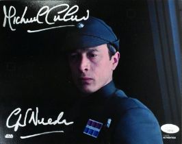 STAR WARS - MICHAEL CULVER - CAPT NEEDA - SIGNED PHOTO - JSA