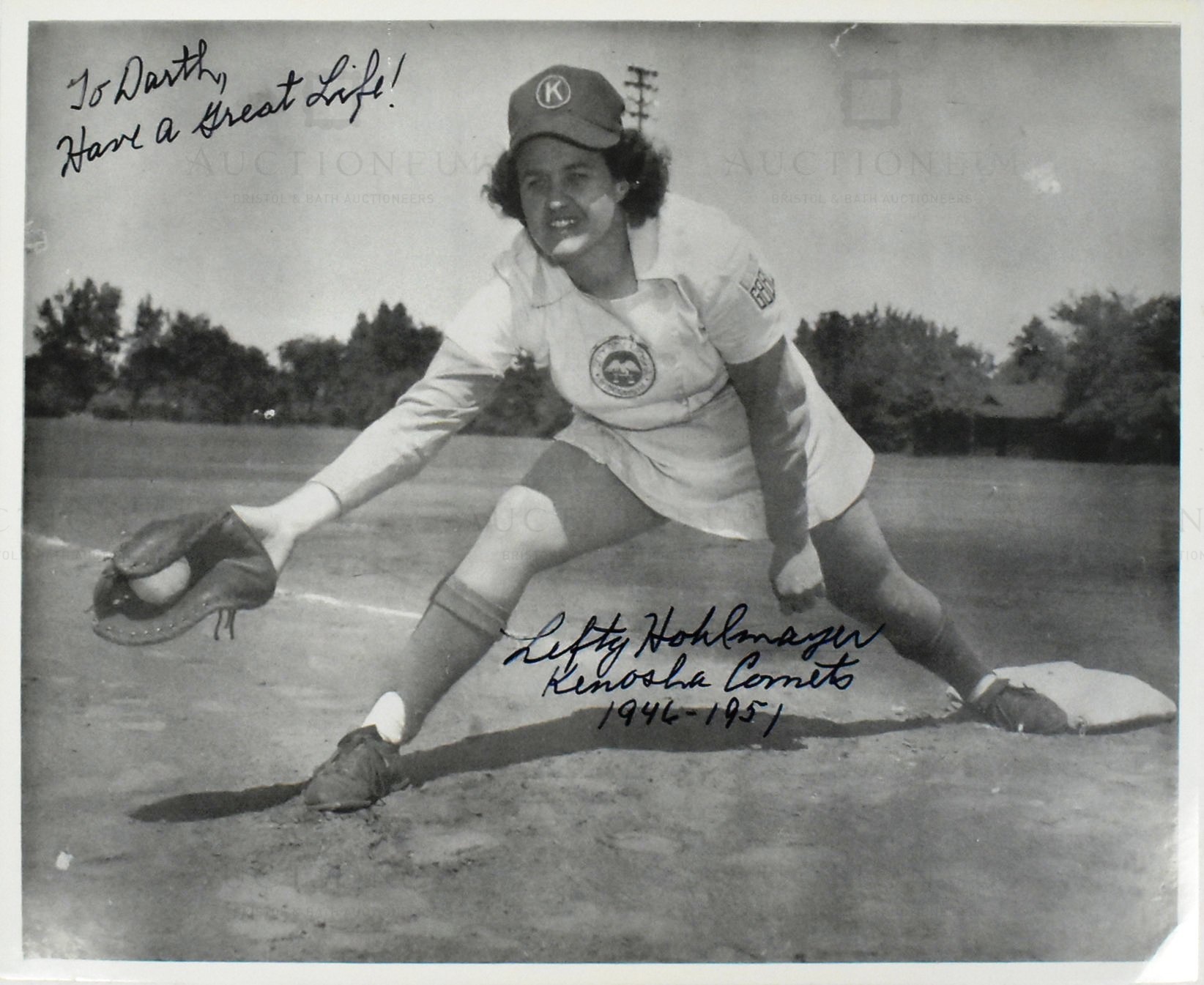 ESTATE OF DAVE PROWSE - BASEBALL - ALICE HOHLMAYER AUTOGRAPH