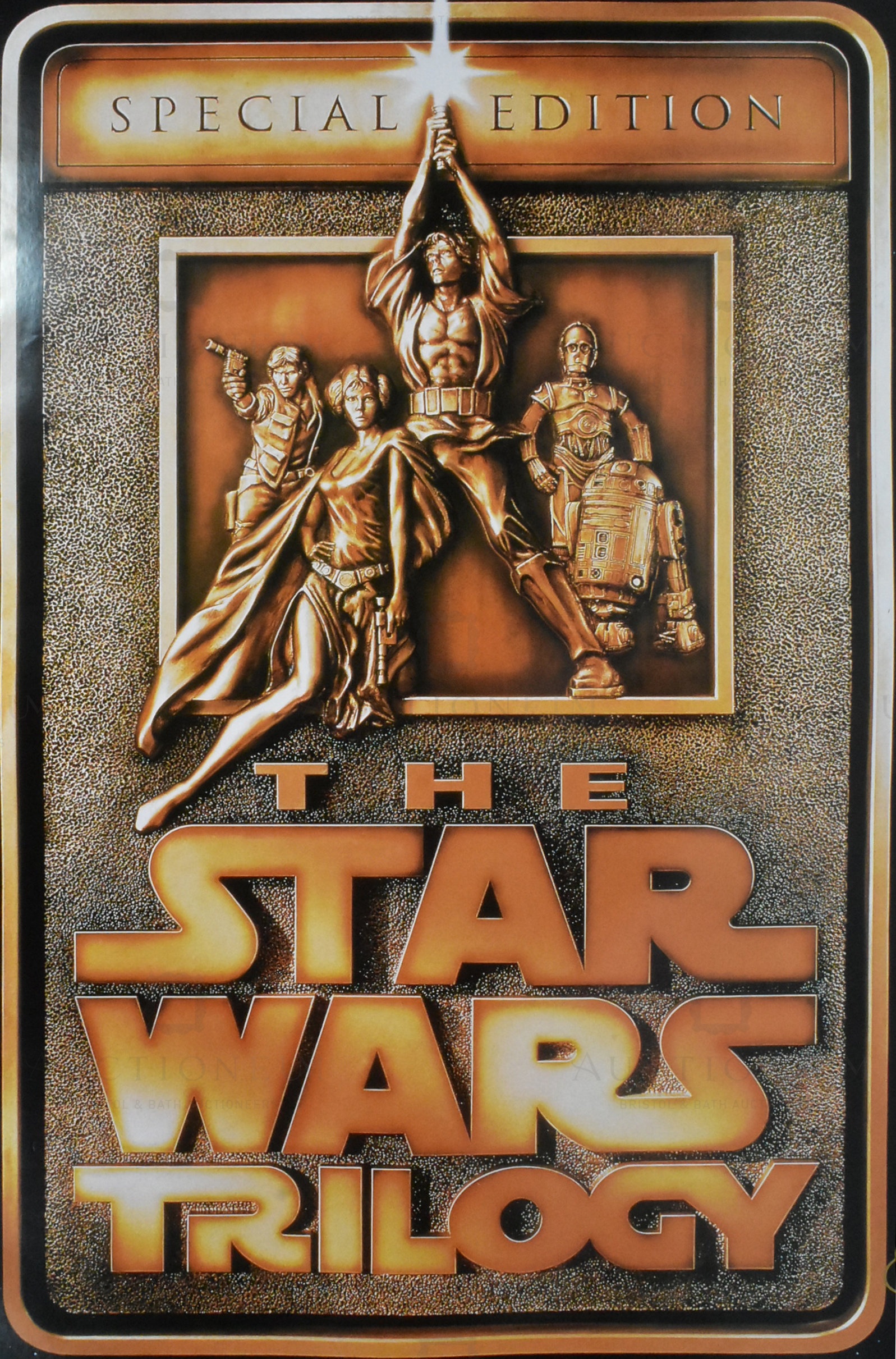 STAR WARS - SPECIAL EDITIONS - MAIN CAST SIGNED POSTER - PSA / DNA - Image 7 of 8