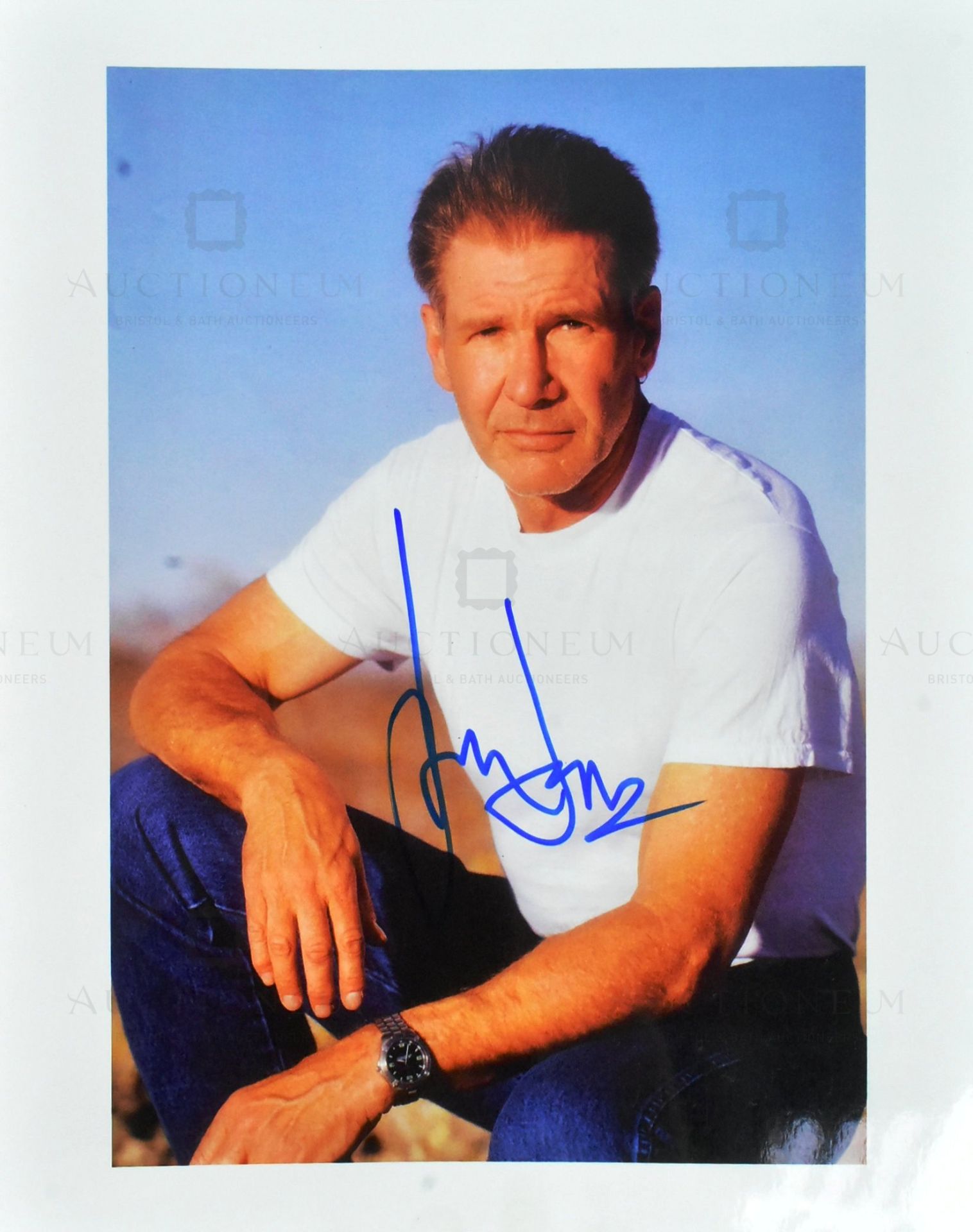 STAR WARS - HARRISON FORD - SIGNED 8X10" PHOTO - ACOA AUTHENTICATED