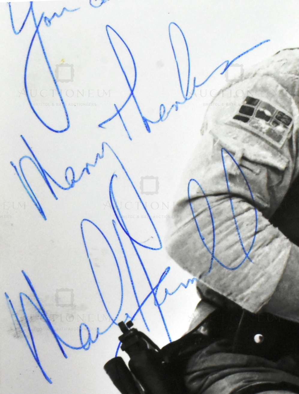 STAR WARS - MARK HAMILL - AUTOGRAPHED PHOTOGRAPH TO ASST. DIRECTOR - Image 3 of 4