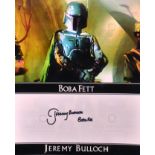 ESTATE OF JEREMY BULLOCH - BOBA FETT - SIGNED 8X10" PHOTO