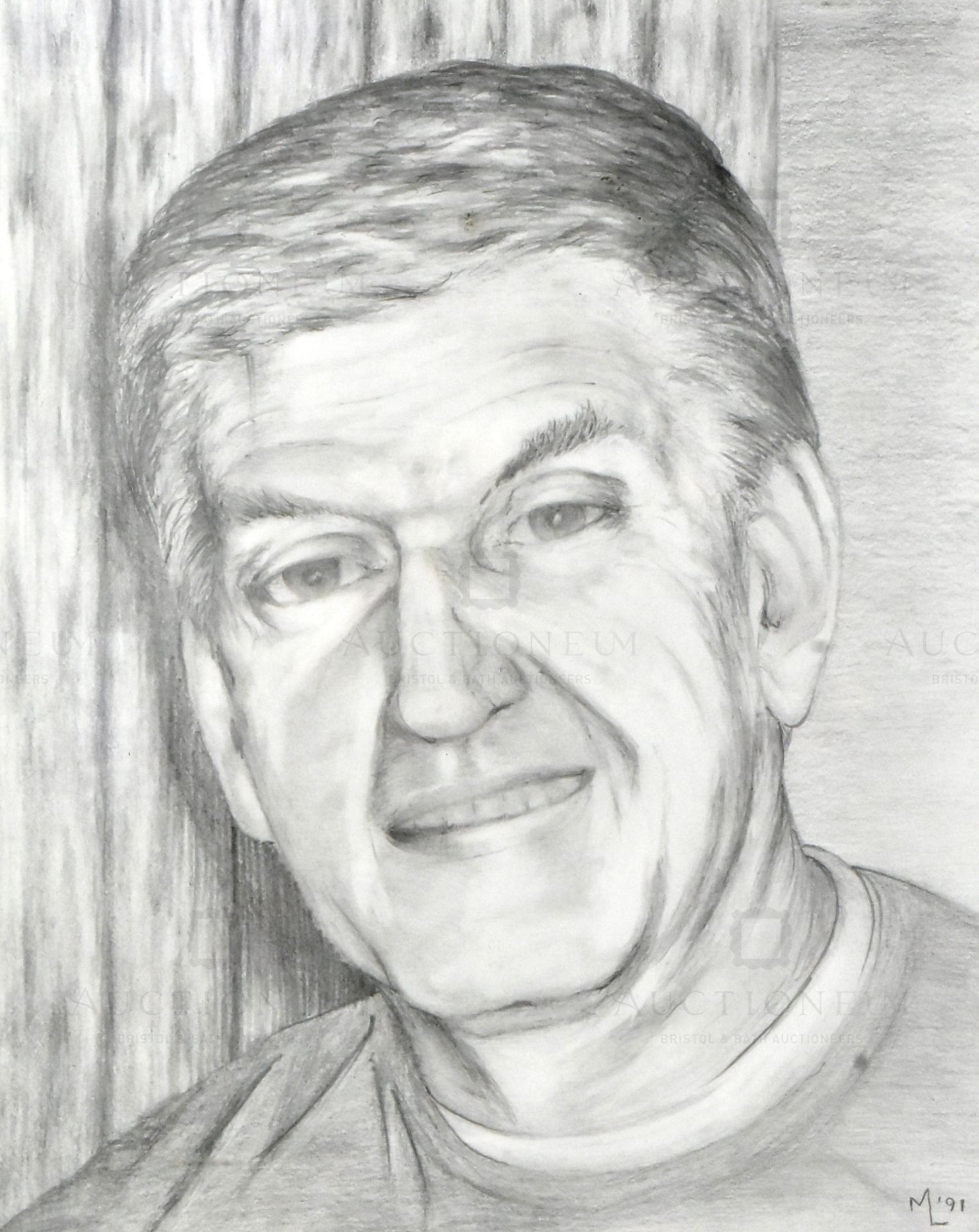 ESTATE OF DAVE PROWSE - FAN ART - MARIA LOOTENS PENCIL STUDY - Image 2 of 3