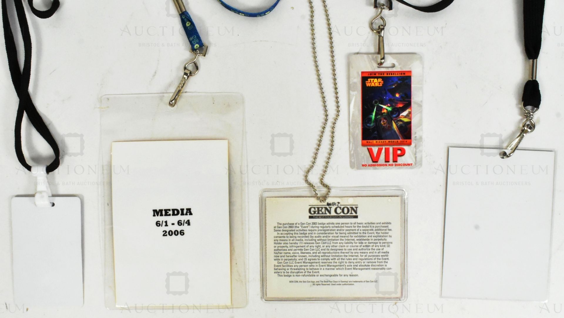 ESTATE OF JEREMY BULLOCH - STAR WARS - VARIOUS EVENT LANYARDS - Image 6 of 6