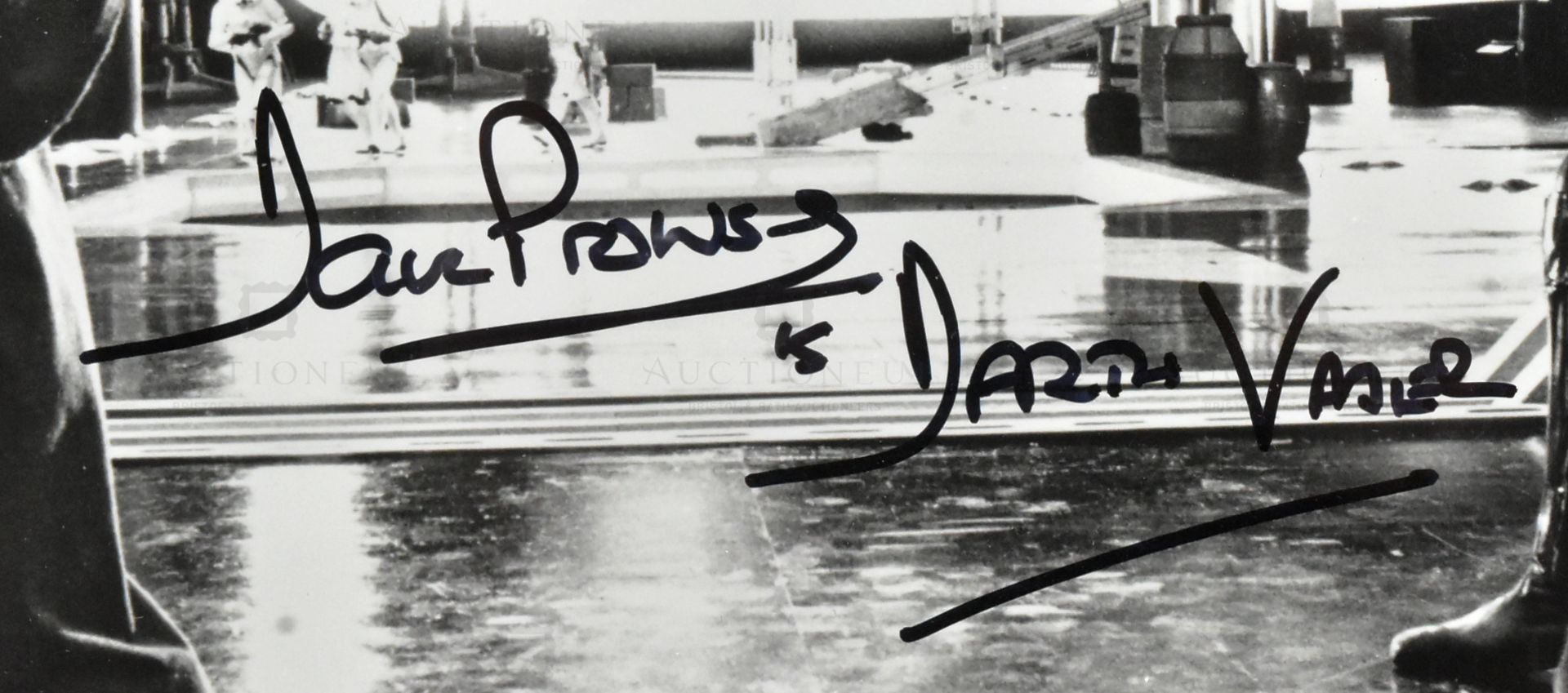 ESTATE OF DAVE PROWSE - AUTOGRAPH & FILM CEL DISPLAY - Image 2 of 6