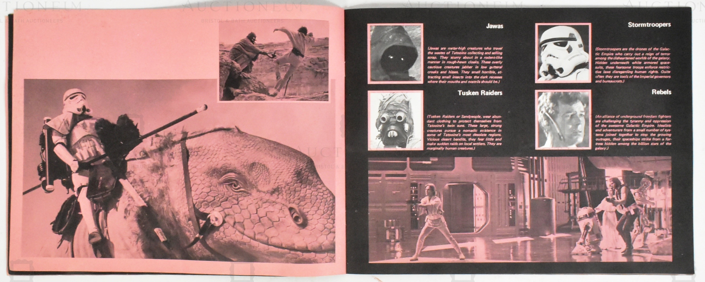 STAR WARS - ORIGINAL VINTAGE CINEMA PRESS BROCHURE - Image 4 of 5