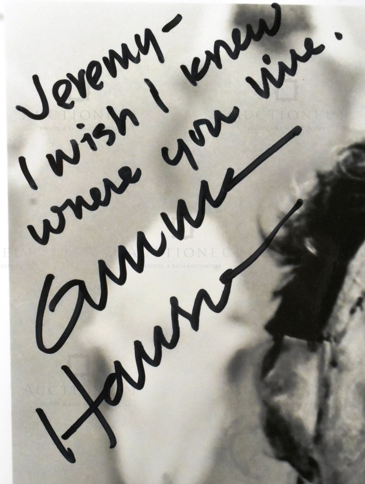 ESTATE OF JEREMY BULLOCH - GUNNAR HANSEN (D.2015) SIGNED PHOTO - Bild 2 aus 2