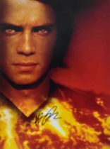 STAR WARS - HAYDEN CHRISTENSEN - ANAKIN SKYWALKER - SIGNED 16X12" - AFTAL