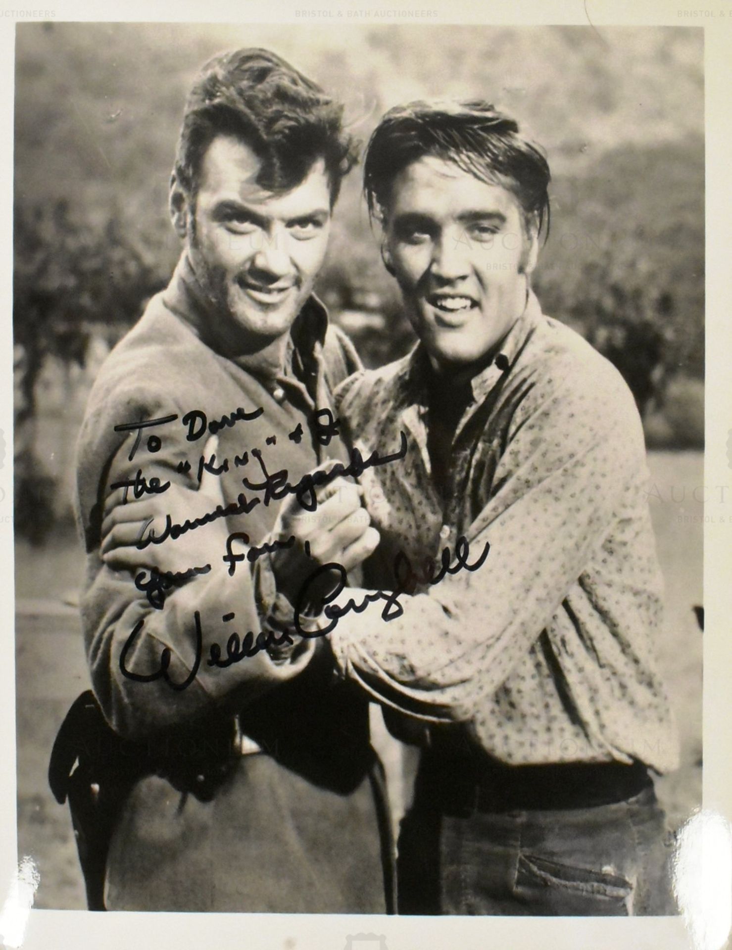 ESTATE OF DAVE PROWSE - WILLIAM CAMPBELL - SIGNED PHOTOGRAPH