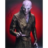 STAR WARS - ANDY SERKIS - AUTOGRAPHED 8X10" PHOTO - AFTAL