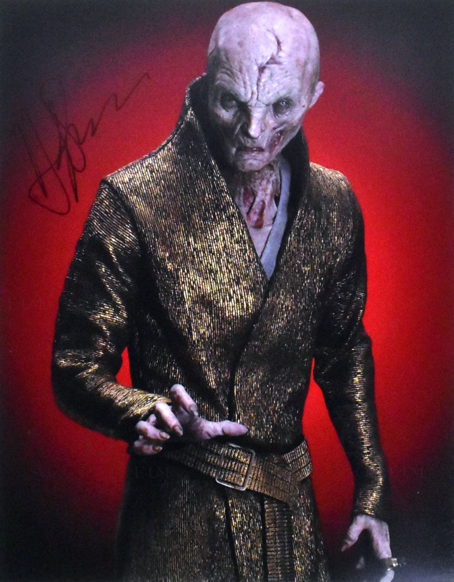 STAR WARS - ANDY SERKIS - AUTOGRAPHED 8X10" PHOTO - AFTAL