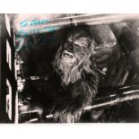 STAR WARS - PETER MAYHEW (D.2019) - SIGNED PHOTOGRAPH TO ASST. DIRECTOR