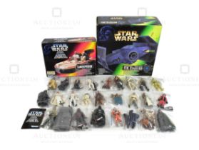 STAR WARS - COLLECTION OF HASBRO 1990S ACTION FIGURES / PLAYSETS