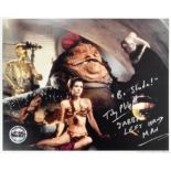 STAR WARS - TOBY PHILPOTT (JABBA) - SIGNED OFFICIAL PIX PHOTO