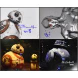 STAR WARS - DROIDS - SELECTION OF SIGNED PHOTOGRAPHS
