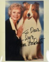 ESTATE OF DAVE PROWSE - LASSIE - JUNE LOCKHART AUTOGRAPH