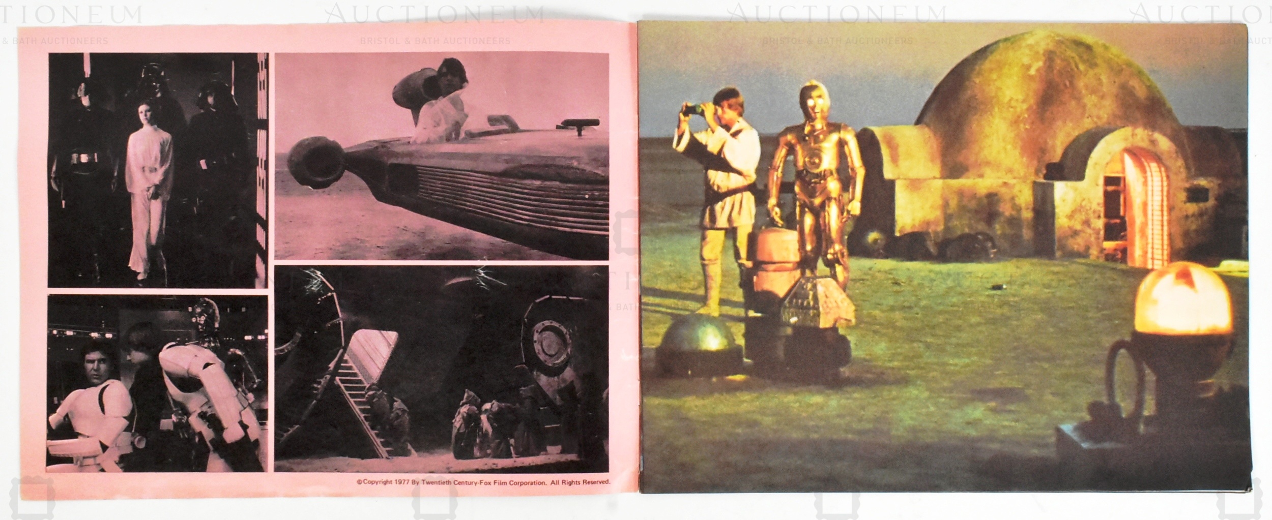 STAR WARS - ORIGINAL VINTAGE CINEMA PRESS BROCHURE - Image 2 of 5