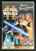 STAR WARS - EPISODE II - MULTI-SIGNED DVD