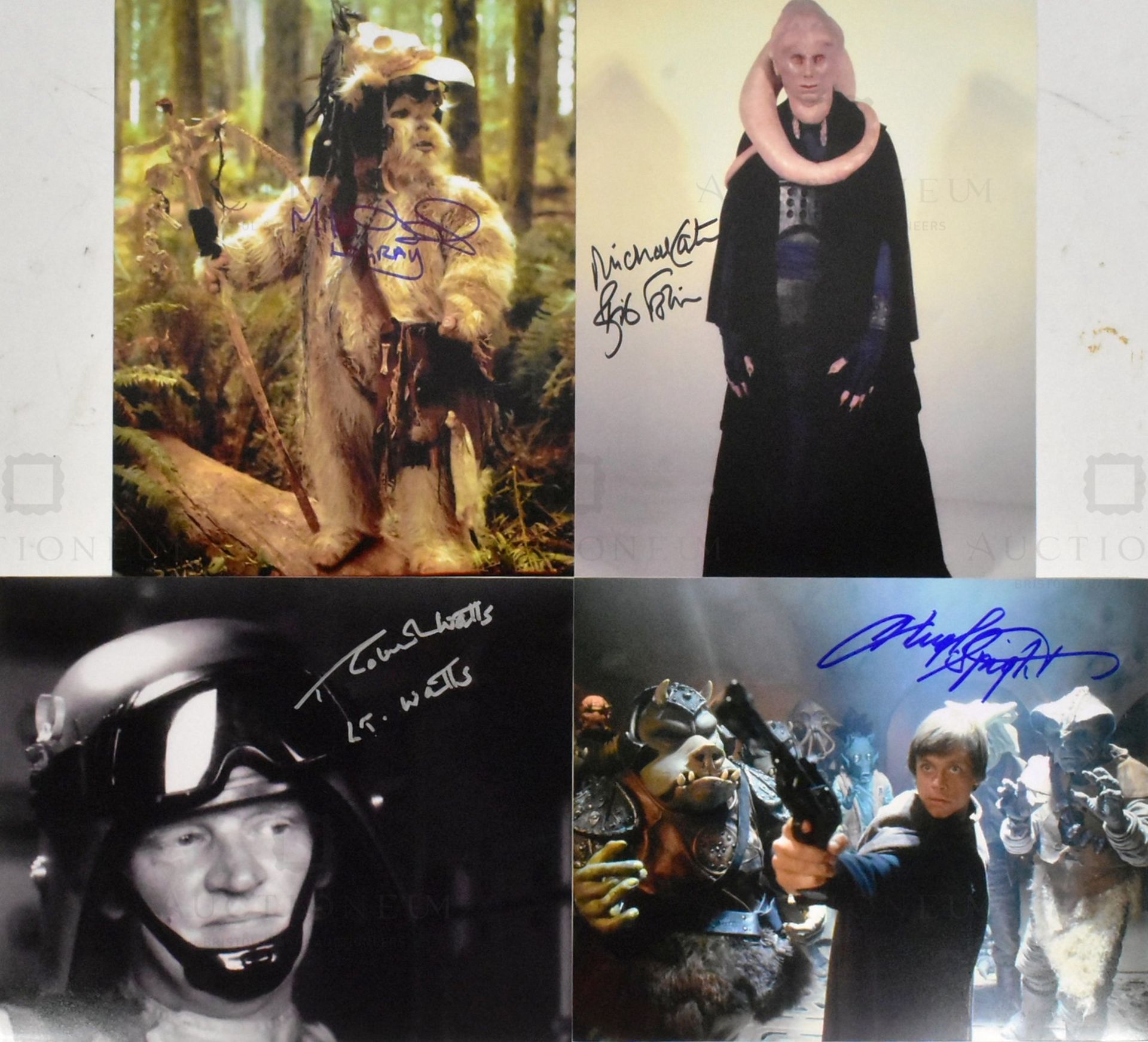 STAR WARS - RETURN OF THE JEDI - COLLECTION OF SIGNED PHOTOS
