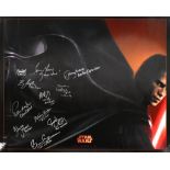 STAR WARS - REVENGE OF THE SITH (2005) - CAST SIGNED POSTER