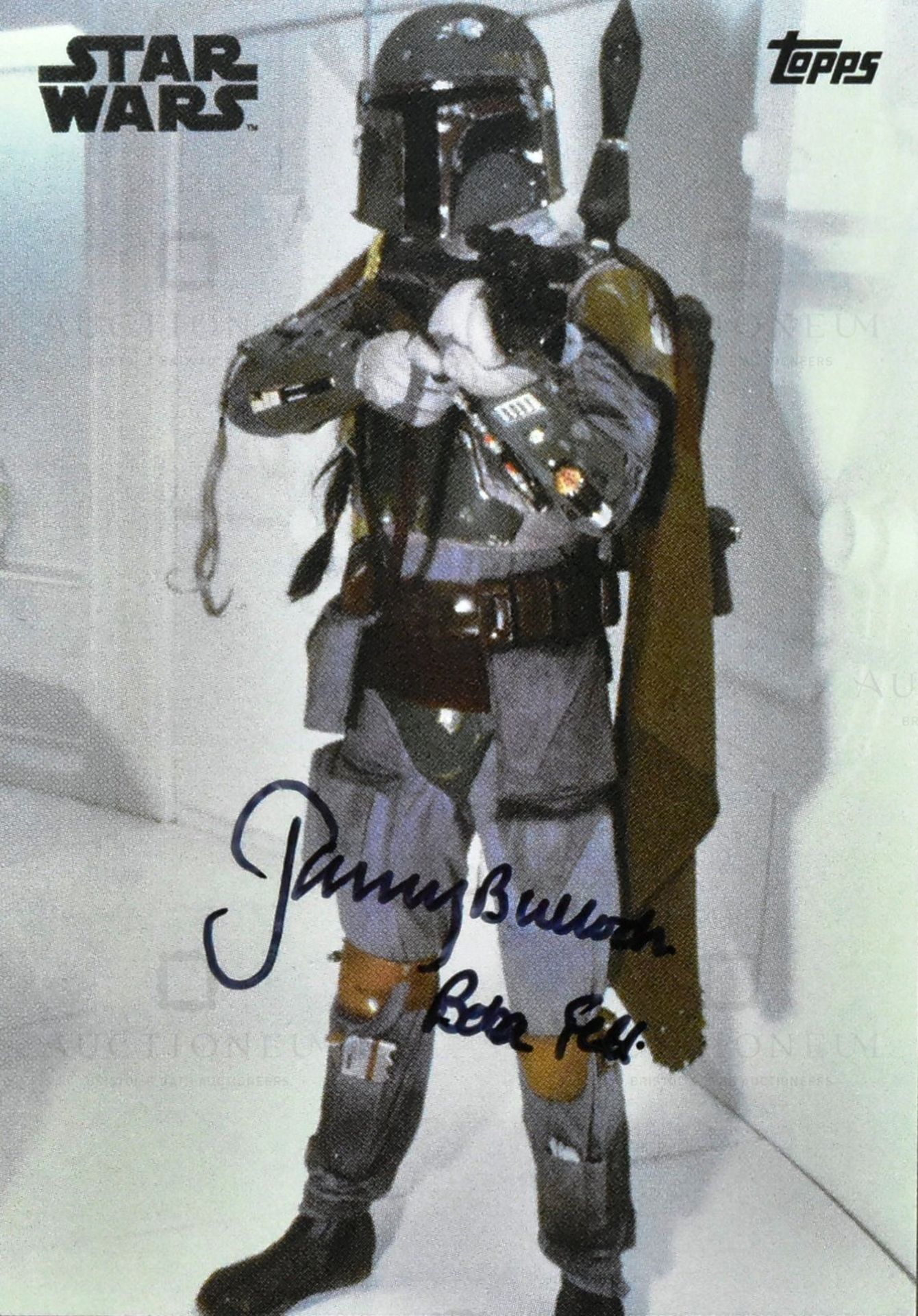 ESTATE OF JEREMY BULLOCH - STAR WARS - SIGNED TRADING CARD