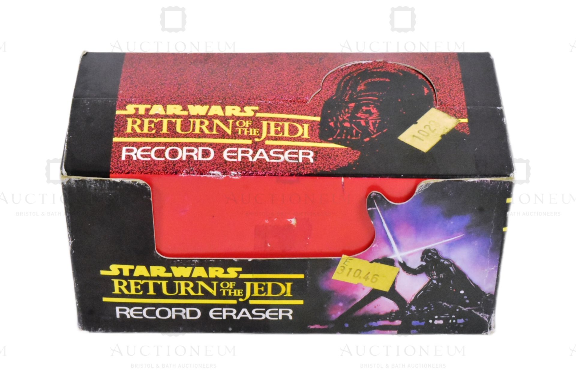 STAR WARS - COUNTER TOP ' RECORD ERASER ' STOCK BOX