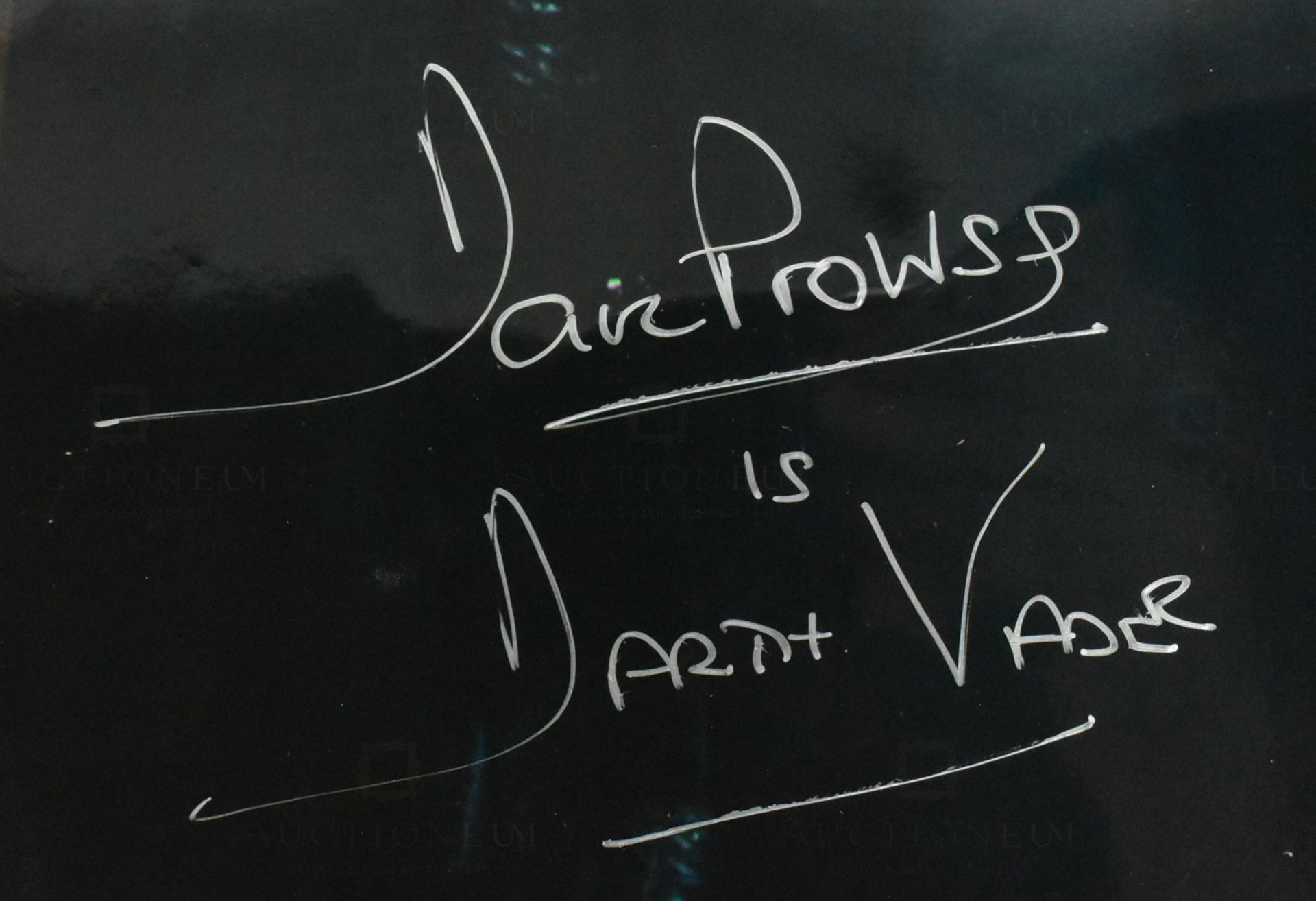 STAR WARS - DAVE PROWSE DARTH VADER - SIGNED 8X14" PHOTO - Bild 2 aus 2