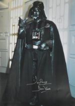 ESTATE OF DAVE PROWSE - DARTH VADER SIGNED LARGE POSTER PHOTO