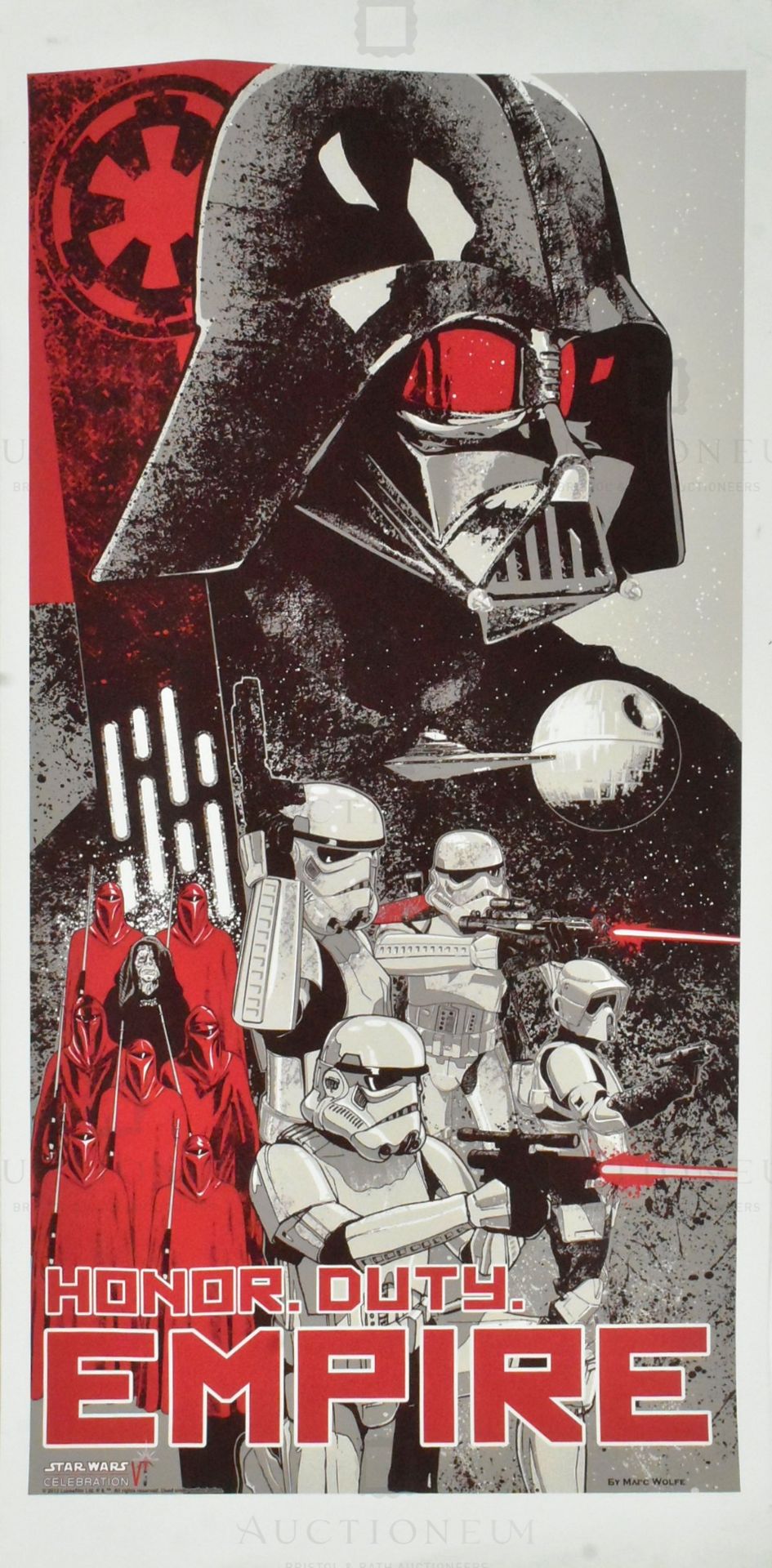 ESTATE OF DAVE PROWSE - STAR WARS CELEBRATION VI ARTWORK POSTER