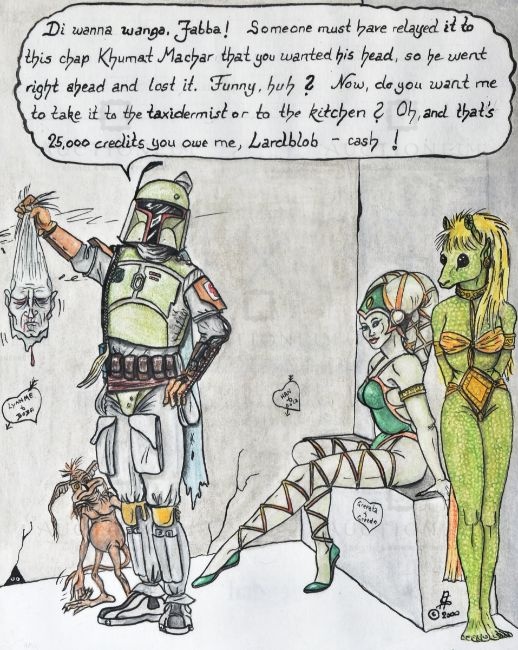 ESTATE OF JEREMY BULLOCH - STAR WARS - ARTWORK - Image 3 of 4