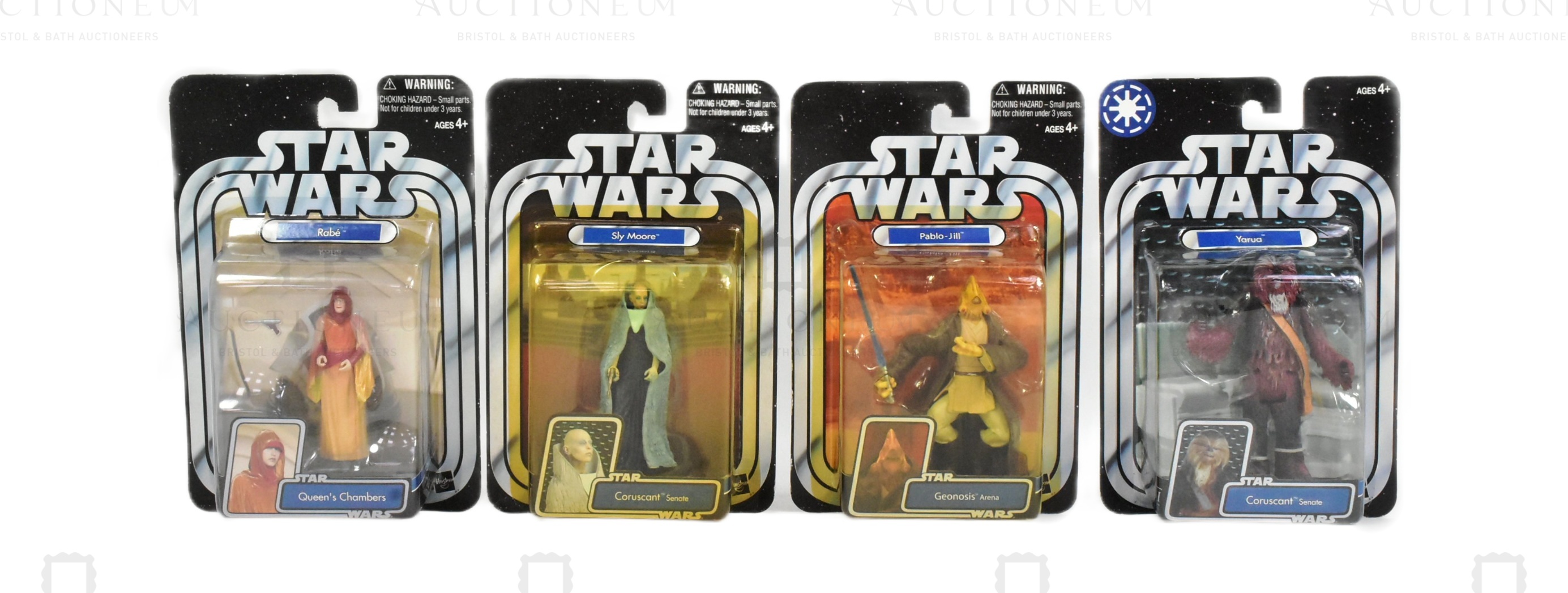 STAR WARS - 2004 COLLECTION OF CARDED ACTION FIGURES