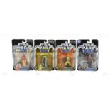STAR WARS - 2004 COLLECTION OF CARDED ACTION FIGURES