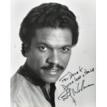 STAR WARS - BILLY DEE WILLIAMS - SIGNED PHOTO TO ASST. DIRECTOR